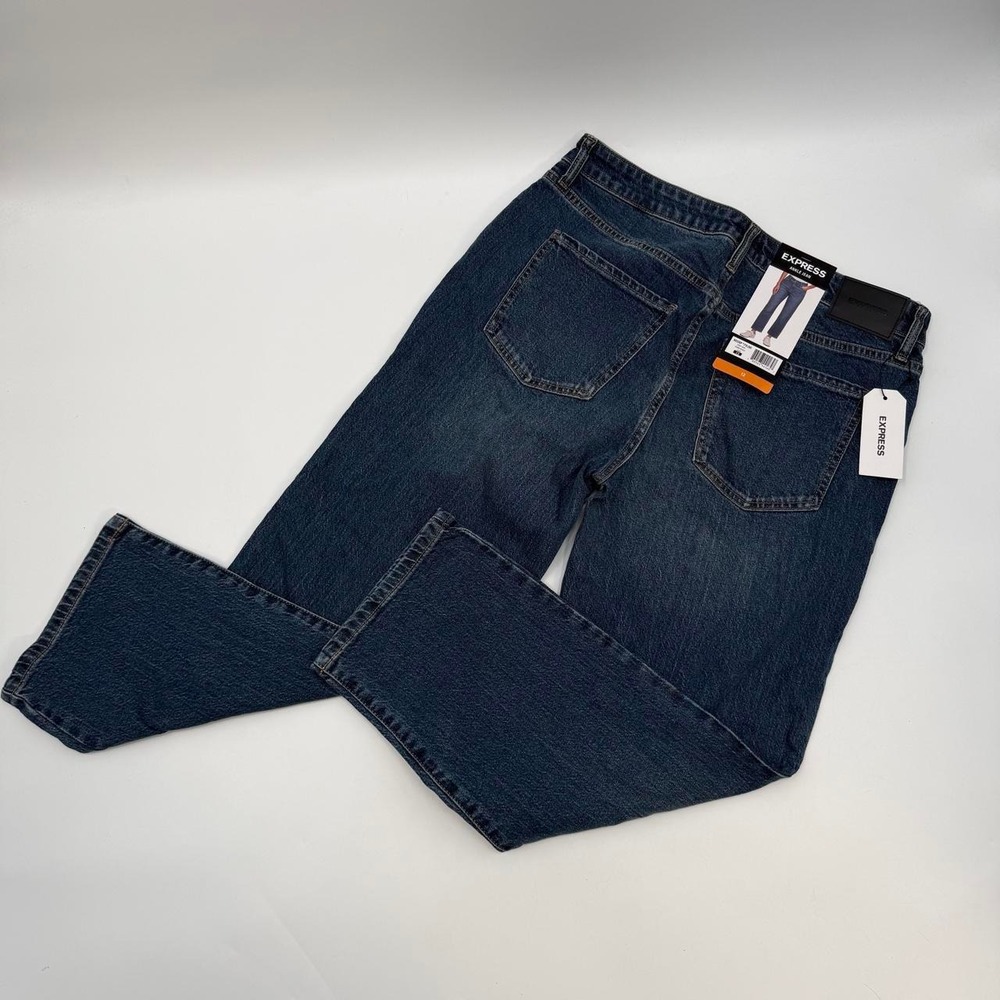 Express Womens Size 12 Ankle Jean Pants Medium Wash Cotton New
